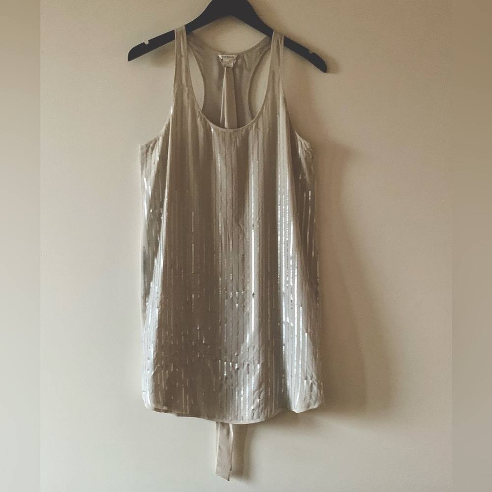 🍸Club Monaco Silk Sequin Dress